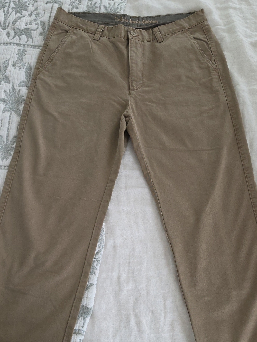 Men's Tan Chino Pants